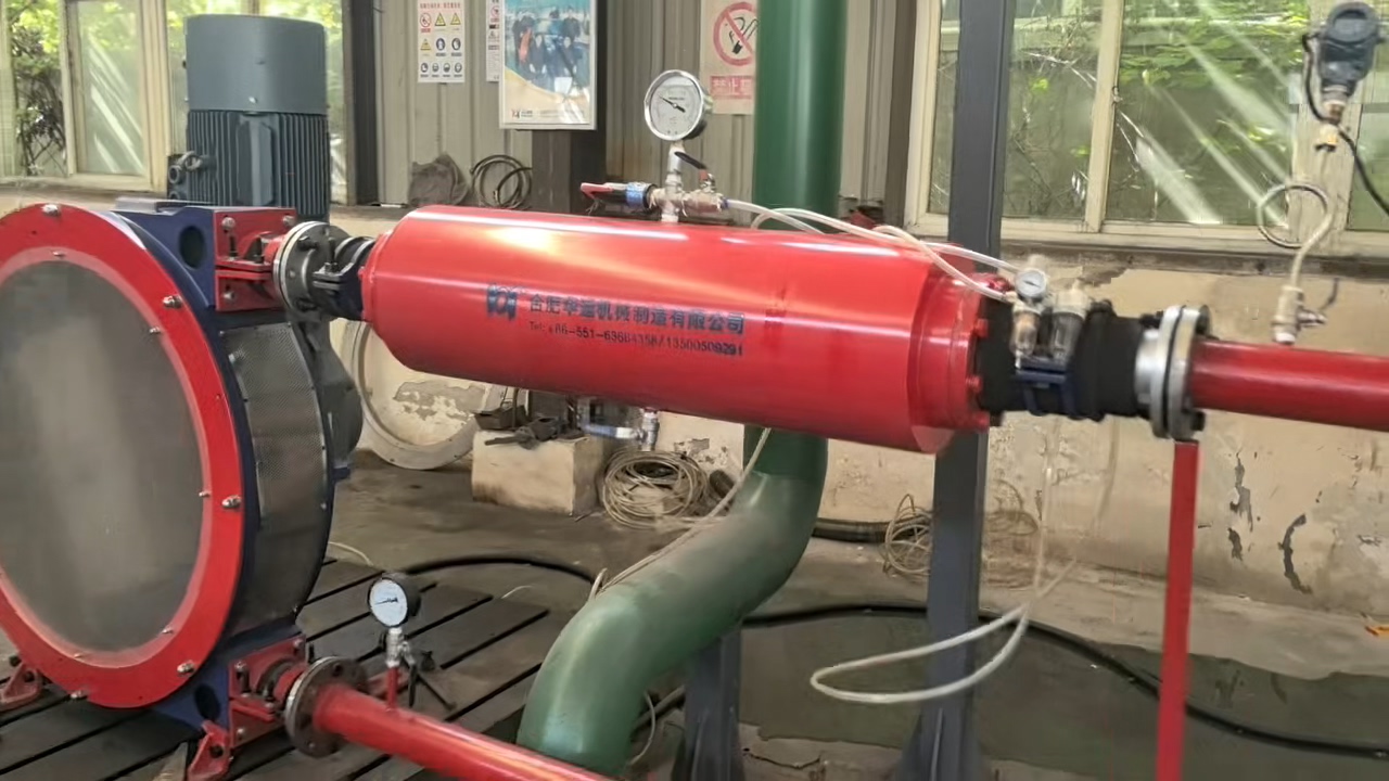 軟管泵應用華運平波器和非應用平波器的脈動對比